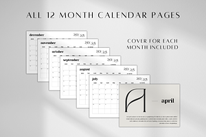 Dated Monthly Planner 2025