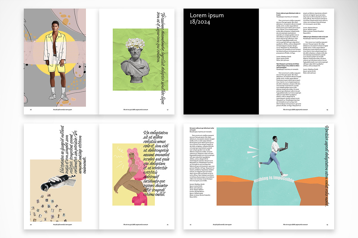 Vivid Expressions Magazine, a Print Template by McLittle Stock (Photo 4 of 5)
