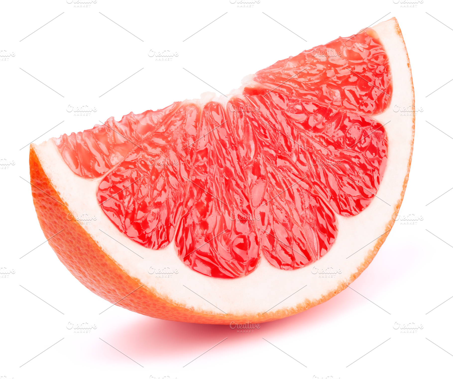 Grapefruit slice isolated stock photo containing grapefruit and slice, a Food & Drink Photo by vmenshov