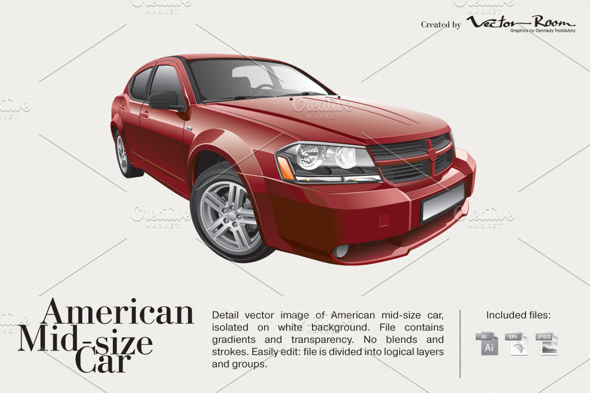 American Mid-size Car