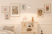 Kids Room Vintage Nursery Prints, a Background Graphic by Kristina&Co (Thumbnail 5 of 10)