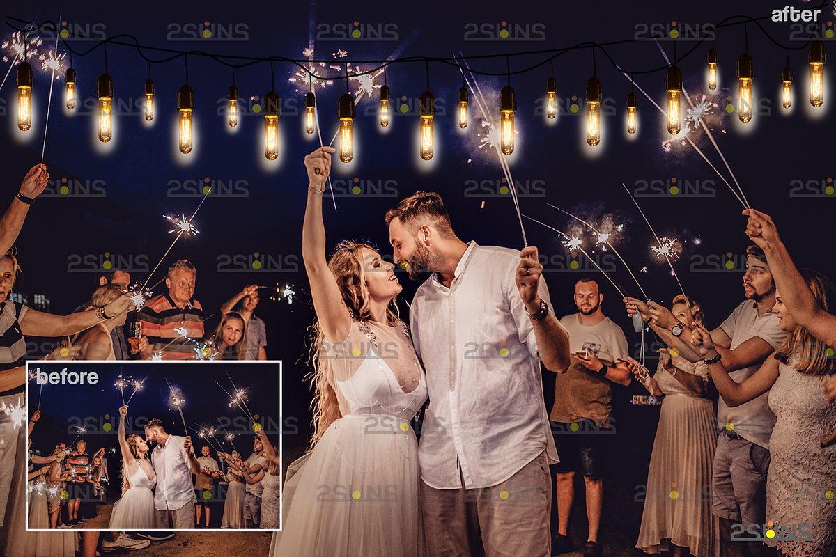 String light Photoshop overlay