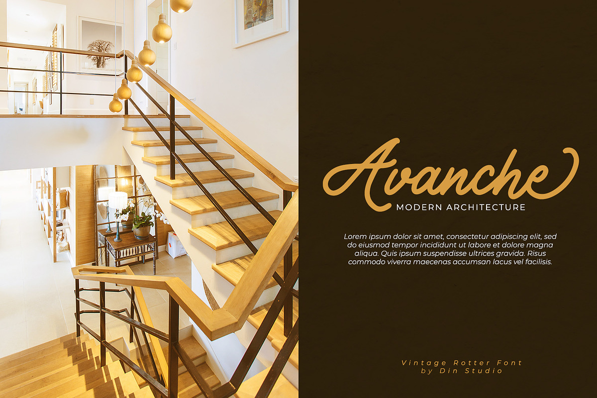 Vintage Rotter, a Script Font by Vintage Division (Photo 4 of 10)