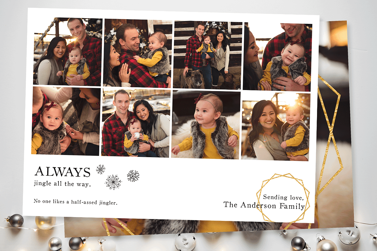 Holiday Christmas Card Big Bundle, a Card Template by Ashley Alexandra ...