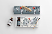 Oriental Cranes Vector Pattern, an Animal Illustration by FleurArt (Thumbnail 4 of 8)