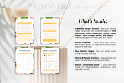 Printable Planner - Recipe Book, a Stationery Template by Primavera Studio Design (Thumbnail 3 of 6)