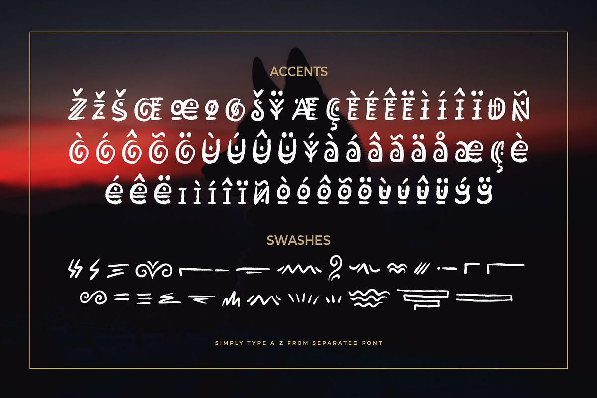 Rimba Andalas, a Font by Arterfak Project (Photo 10 of 11)