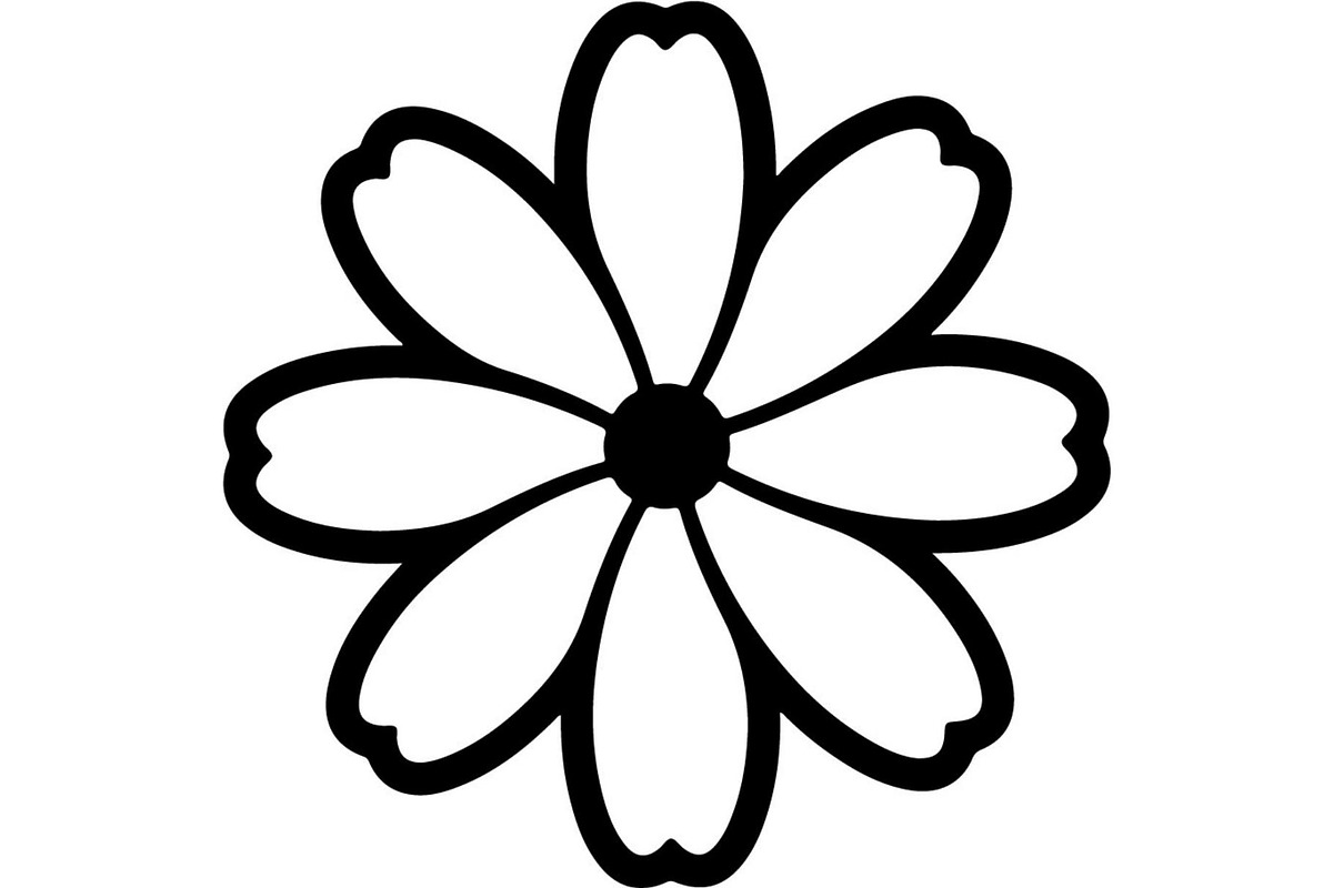 Cute Floral Silhouette, an Object Graphic by Designer_Momina (Photo 2 of 10)