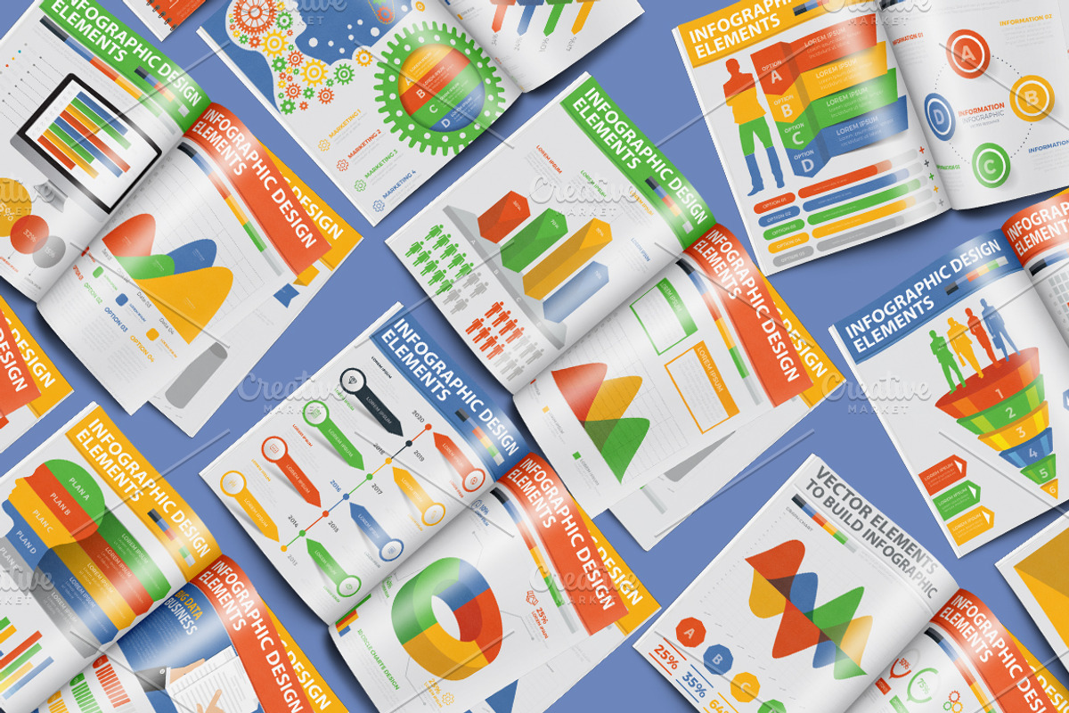 INFOGRAPHIC TEMPLATE BUNDLE, a Finance Illustration by The Craftsman (Photo 5 of 14)