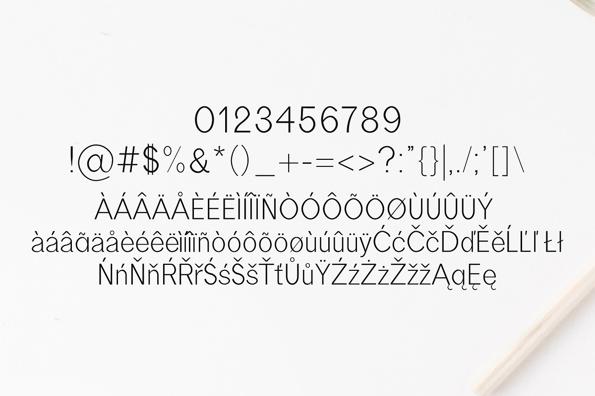 Tabner Sans Serif Font Family preview 4