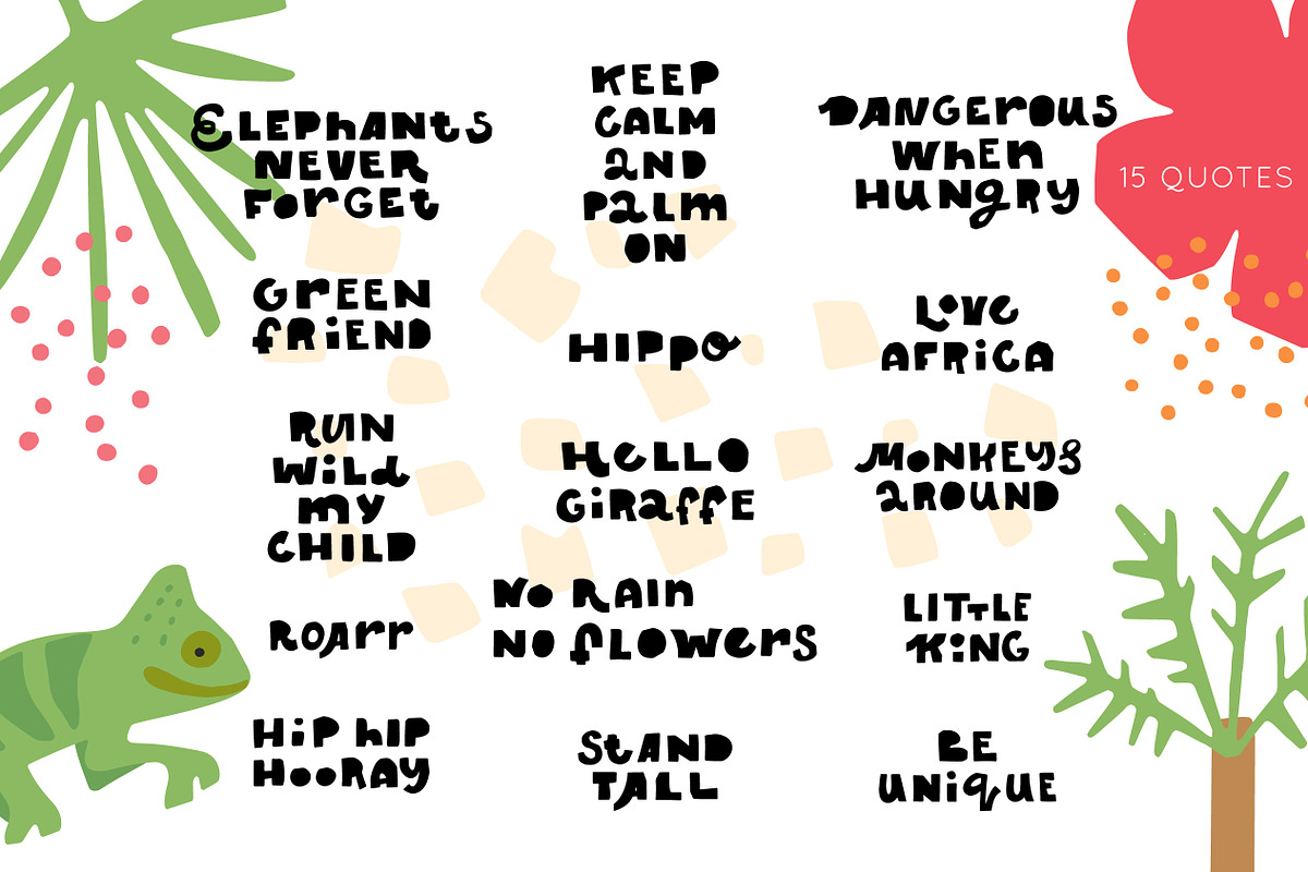Kids Minimal Animals. Africa, an Object Graphic by Creativemaker (Photo 5 of 11)