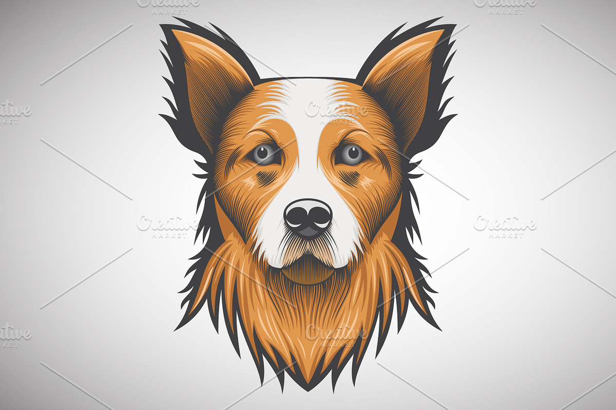 Portrait of a Welsh Corgi Dog, an Animal Illustration by Ghagra (Photo 1 of 4)