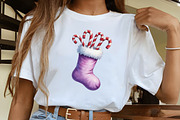 Pastel Purple Christmas Sublimation, an Illustration by CrexoraLab (Thumbnail 4 of 5)