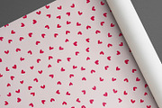 Cute Tiny Red Hearts, a Pattern Graphic by MalyskaStudio (Thumbnail 3 of 8)