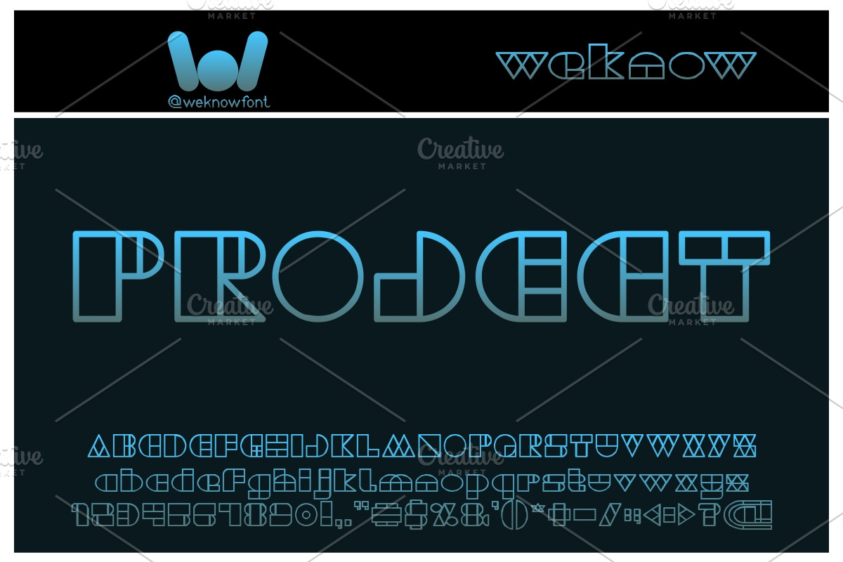 warehouse project font, a Font by weknow (Photo 2 of 5)