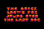 Inflatype Font, a Sans Serif Font by Handmadefont (Thumbnail 4 of 15)