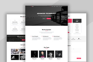 Multipurpose Landing Page Template, a Bootstrap Template by nandinigraphics