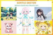 Procreate Cute Soft Brushes, a Brush Add-On by nikiartcorner (Thumbnail 6 of 9)