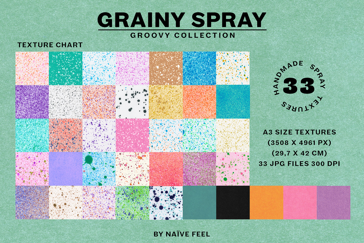 Grainy Spray Textures, a Texture Graphic by Naive Feel (Photo 2 of 9)