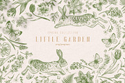 Little garden b&w, an Animal Illustration by Lisla (Thumbnail 1 of 11)