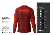 T-Shirt V-Neck Raglan L Mockup, a Shirt Mockup by Nanggroe Scripting (Thumbnail 5 of 6)