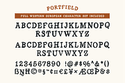 Portfield - A Hand Drawn Serif, a Handwritten Font by Hustle Supply Co. (Thumbnail 9 of 15)
