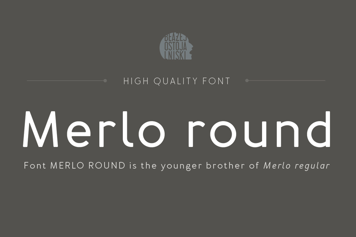 Merlo Round Family Font