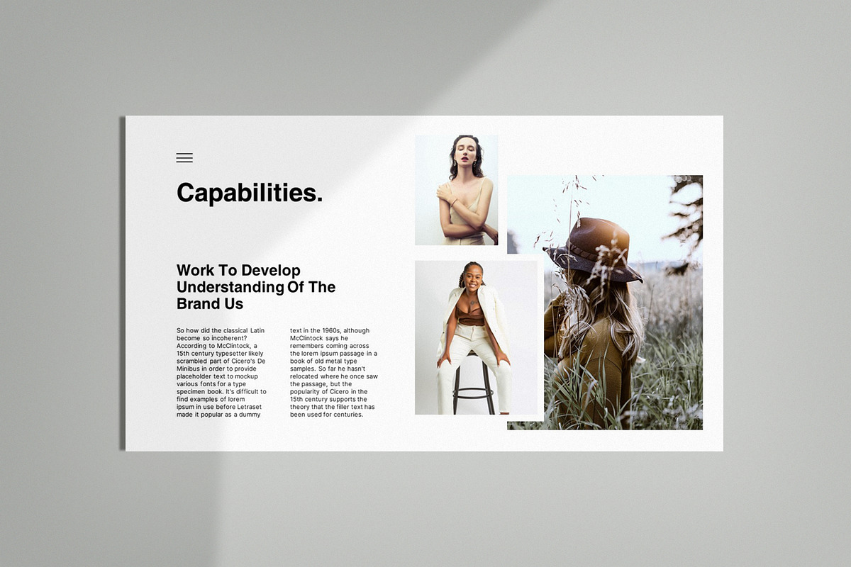 Minimal Portfolio Canva Template, a Presentation Template by ...