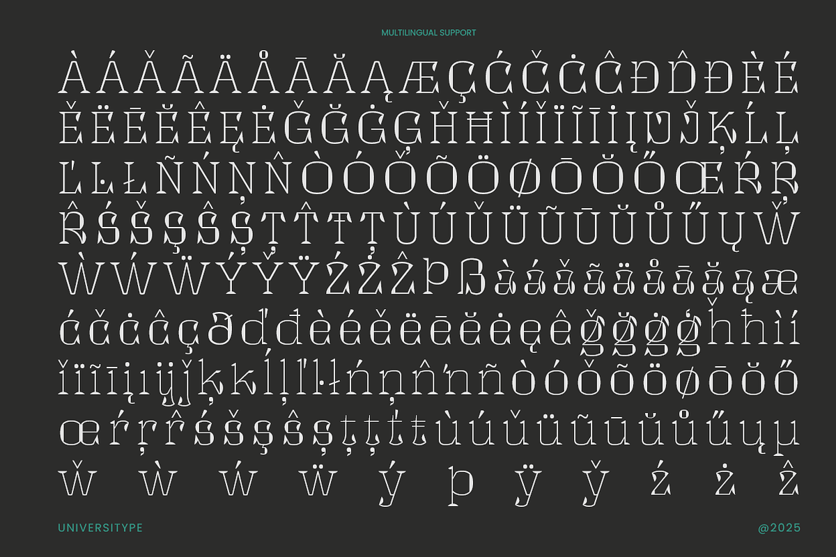 UT Tangor - A Decorative Serif, a Serif Font by Universitype (Photo 10 of 12)