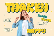 Thurof - Bubble Font, a Handwritten Font by twinstd (Thumbnail 6 of 10)
