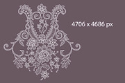 Lace patterns, ribbons, cliparts., a Pattern Graphic by Ajuga (Thumbnail 9 of 10)