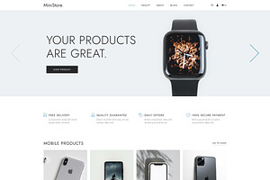 MiniStore ECommerce Store Template