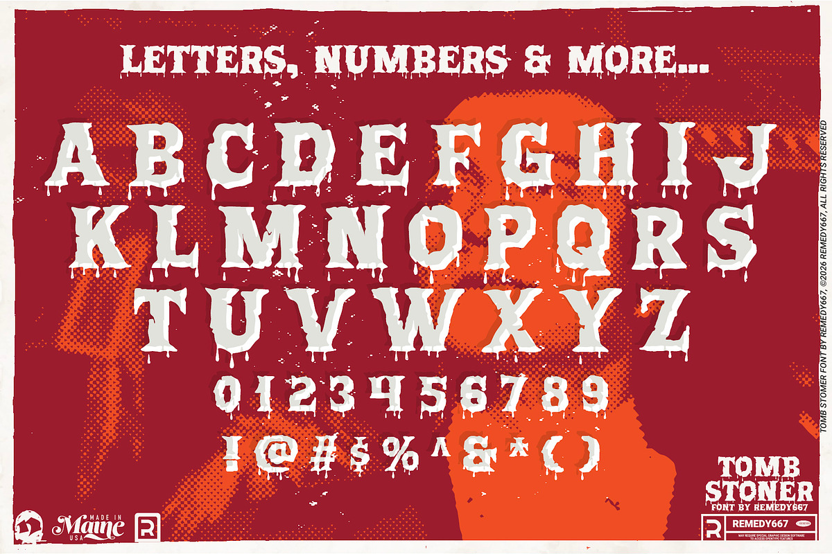 Tomb Stoner - Doom Metal font, a Font by Remedy667 (Photo 4 of 5)