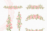 Ethereal Roses watercolor collection, a Decorative Illustration by susie-p-art (Thumbnail 7 of 19)