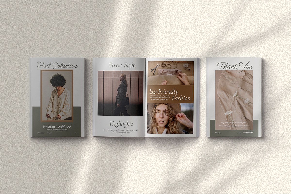 Fall Fashion Season Catalog Magazine, a Magazine Template by VanillineGraph (Photo 1 of 6)