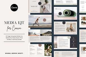 Canva Media Kit | Emme, a Marketing Template by Erin Cassidy