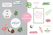 12 cute tropical design cards1#, a Card Template by Piixypeach (Thumbnail 3 of 3)