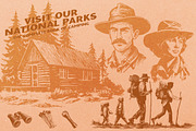 Vintage Outdoor Camping illustration, an Object Illustration by Nocturnal Wolf (Thumbnail 3 of 18)
