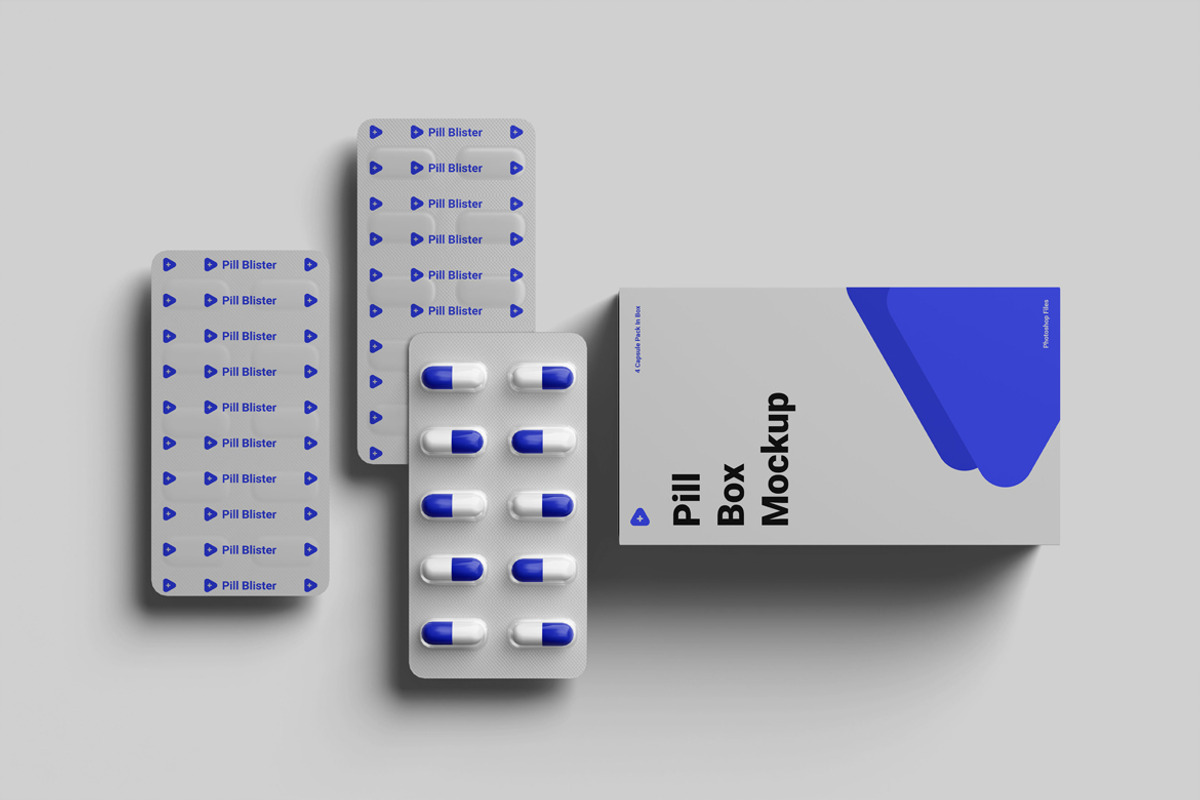 Pills Box Mockup, a Product Mockup by scribrostudio (Photo 5 of 15)