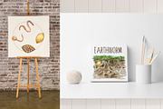 Earthworm Life Cycle Clipart & Print, an Education Illustration by Tati Bordiu (Thumbnail 2 of 3)