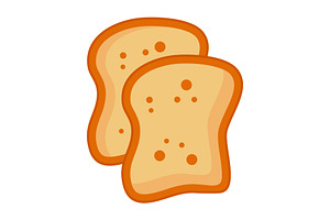 Bread Illustration Icon, an Icon by Pexelpy