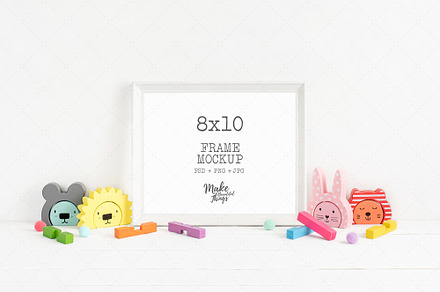 8x10 Nursery Frame Mockup