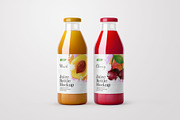 Juice Bottle Mockup Set, a Cups & Container Mockup by Deeplab (Thumbnail 10 of 14)