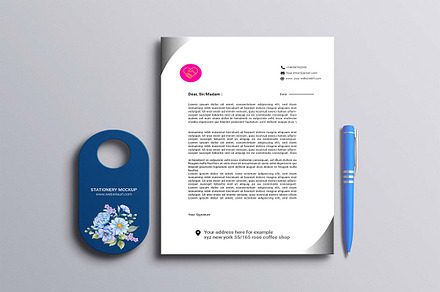 A4 letterhead, letterhead