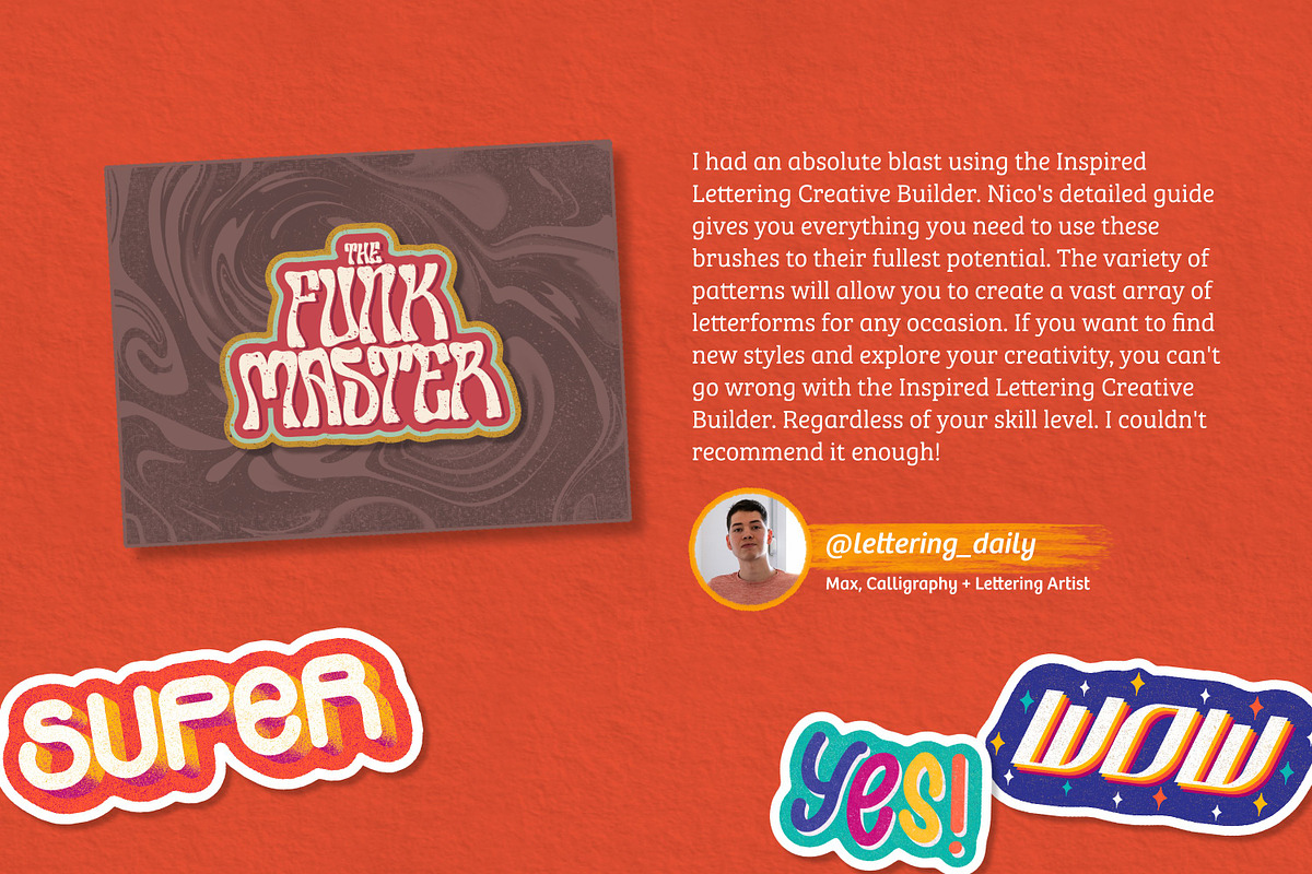 Inspired Lettering Creative Builder, a Brush Add-On by Nico-Ng (Photo 14 of 23)