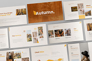 Hello Autumn Keynote, a Presentation Template by Pixslides (Thumbnail 1 of 6)