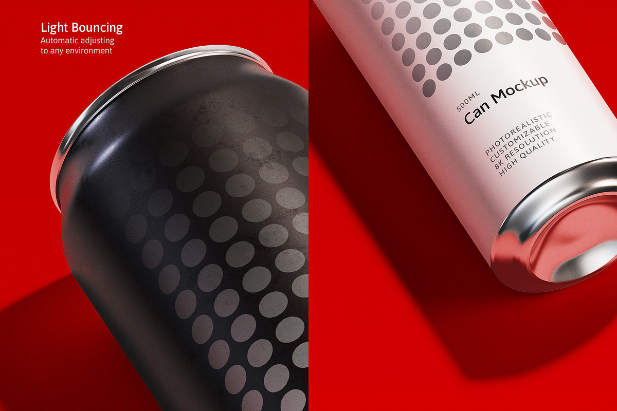 500ml Can Mockup | Plane Scene, a Packaging Mockup by AY Mock-Ups (Photo 5 of 9)