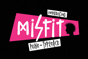 Misfit - Punk Typeface