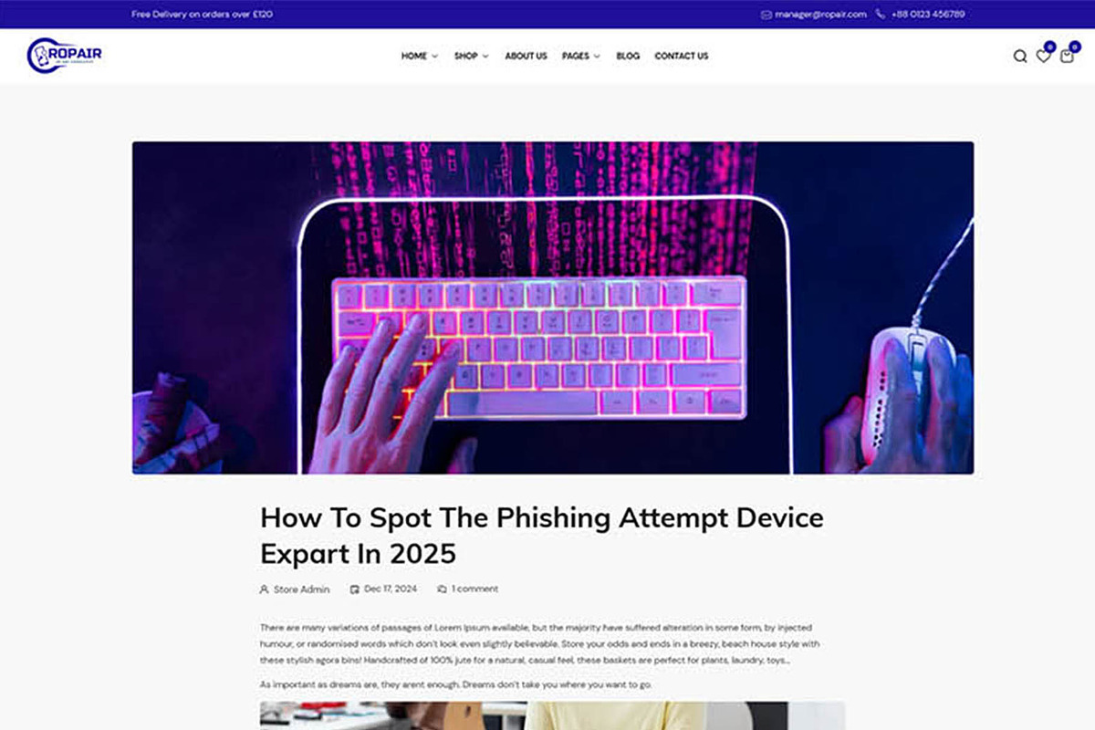 Repair Services Shopify Theme OS 2.0 preview 8