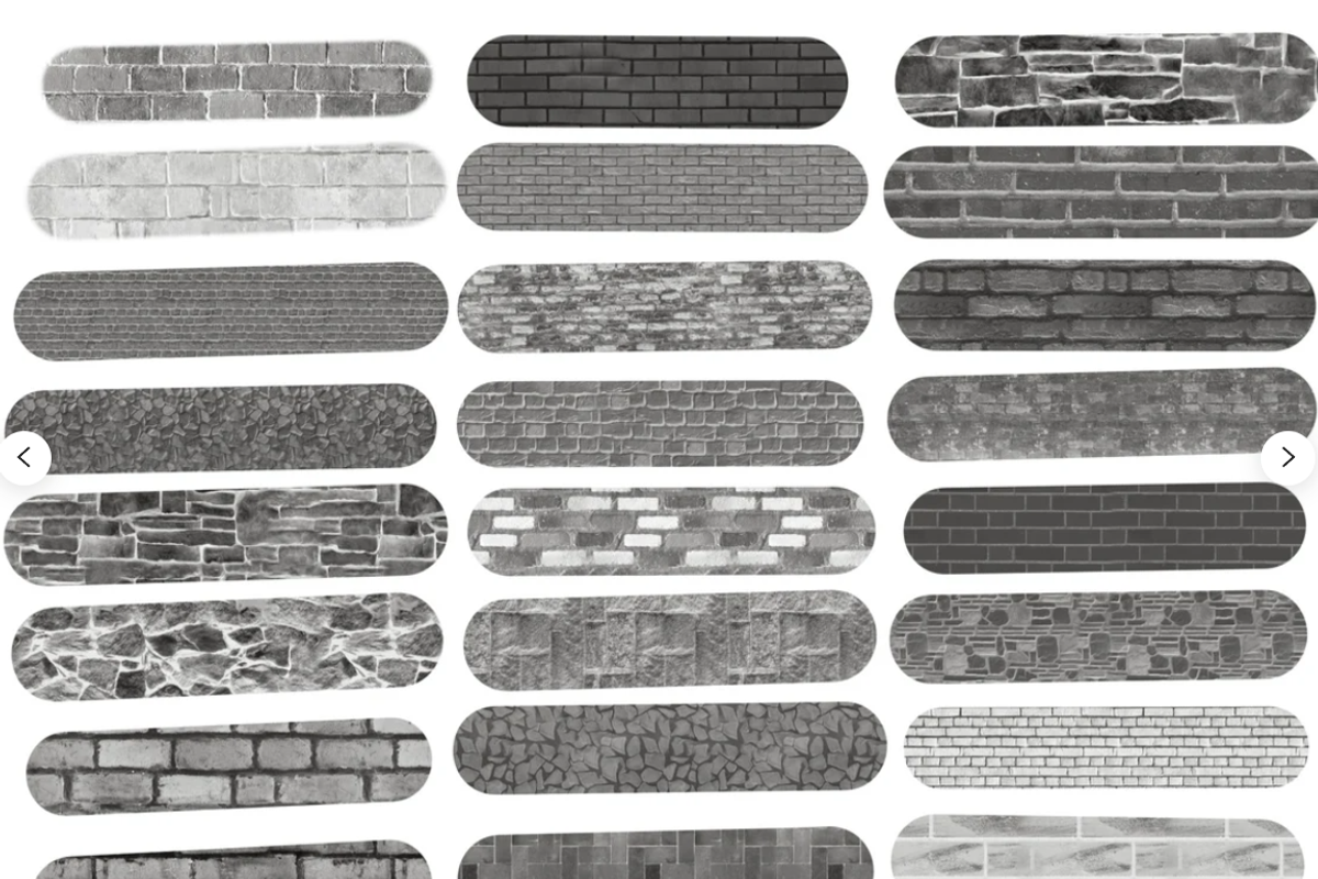 30 Brick Procreate Brushset, a Brush Add-On by palmettosvg (Photo 3 of 3)